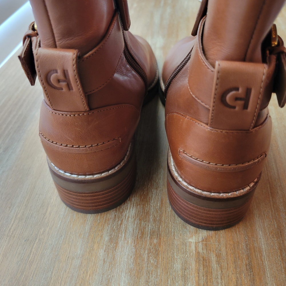 Cole Haan Brown Leather Ankle Booties